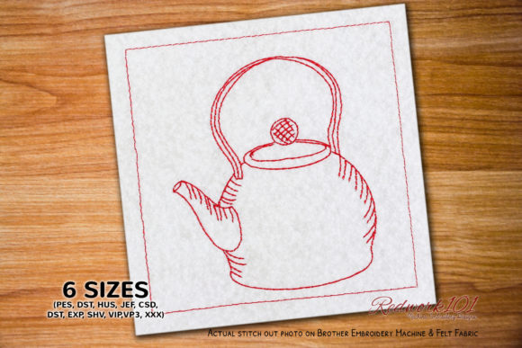 Ceramic Teapot: A Cozy Redwork Review for Holiday Sales