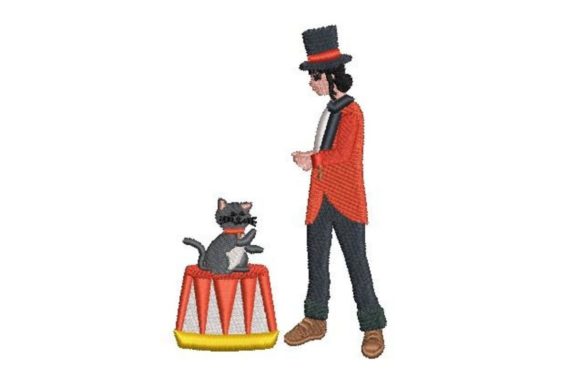 Circus Trainer with Cat: A Holiday Embroidery Review