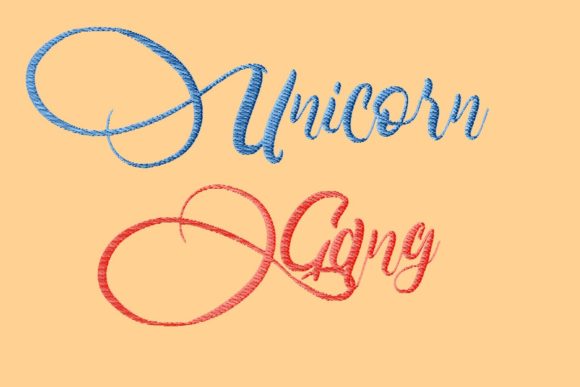 Reviewing Unicorn Gang Lettering for Etsy Shops
